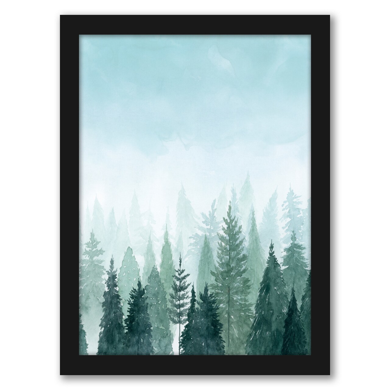 Into The Trees Ii By Grace Popp by World Art Group Frame  - Americanflat